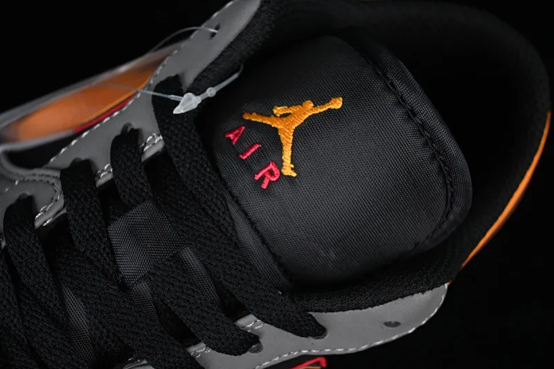 All categories Air Jordan Jordan series basketball shoes Air Jordan 1 Low Z version Air Jordan 1 Low "Black Orange" AJ1 Joe 1 light stone black and yellow FN7308-008